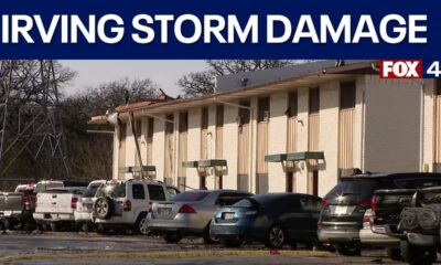 Parts of an Irving apartment complex roof collapse