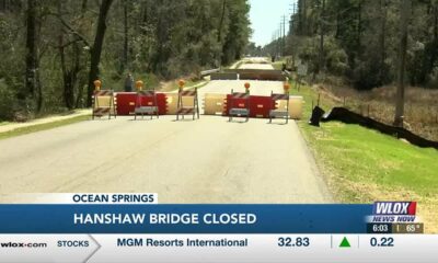 Hanshaw Road Bridge in Ocean Springs closed for re-inspection