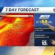 Alabama weather: Rainy Sunday, warmer through mid-week and severe storm potential Saturday.