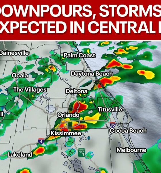 Heavy rain, gusty winds expected in Central Florida