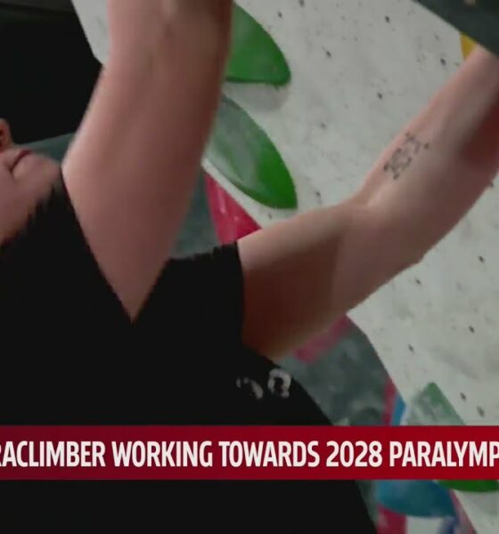 Oklahoma Paraclimber working towards 2028 Paralympics