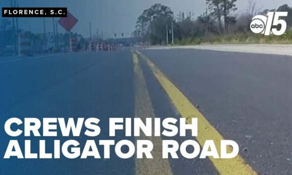 Alligator Road widening project in Florence nears completion after years of construction