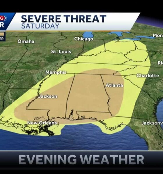 Another warm, sunny day; tracking severe storms Saturday