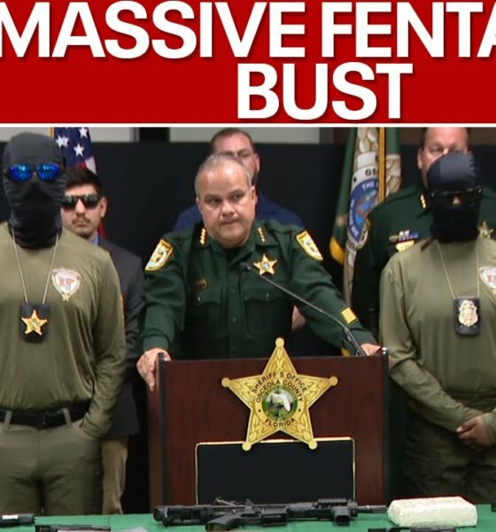 LIVE: 'Largest fentanyl bust ever' in Osceola County, sheriff says