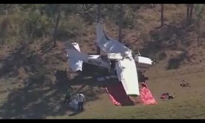 Small plane makes crash landing in Orange County