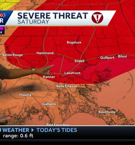 Significant severe weather expect Saturday in New Orleans