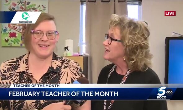 WATCH: KOCO 5 surprises Monroe Elementary School teacher as February Teacher of the Month