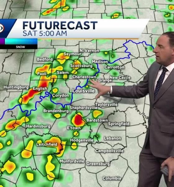 Showers and storms return Saturday