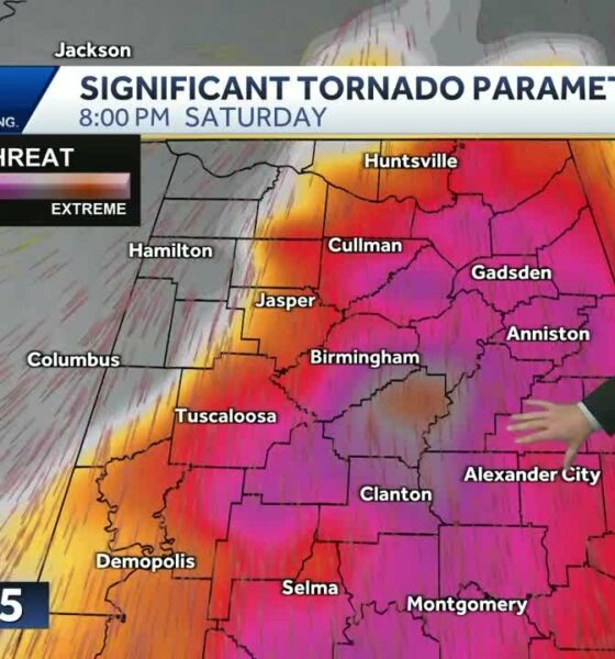 Alabama Alert Day: Looking ahead to a major severe weather outbreak forecast for Friday night and...