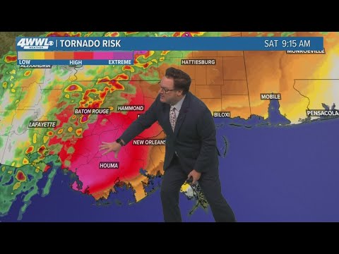 New Orleans Weather: Severe weather chances increase for Saturday