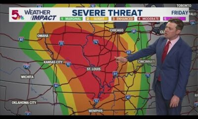 Dangerous weather threat for St. Louis area Friday night