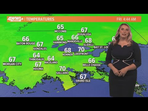 New Orleans Weather: AM fog and very warm Friday, severe storms Saturday