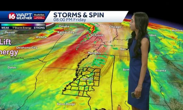 Severe storms on Saturday