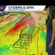 Severe storms on Saturday