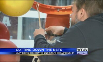 Biggersville Lady Lions host cutting of the nets celebration