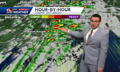 Friday 12 p.m. The latest on Louisiana's tornado risk