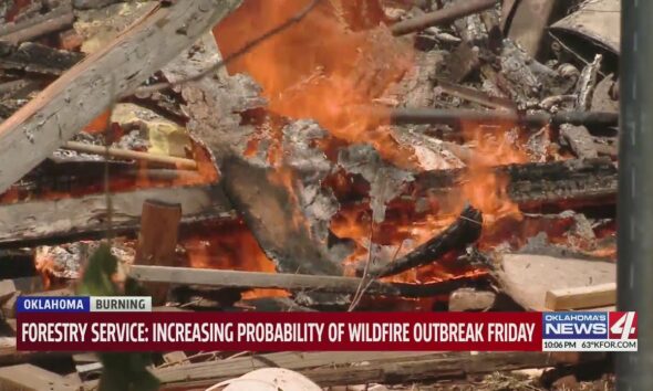 Forestry Service: Increasing probability of wildfire outbreak Friday