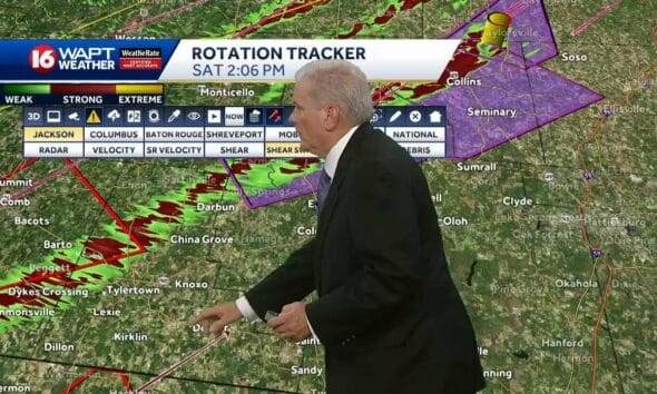 Mississippi storms produce twin tornadoes