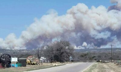 Large grass fire north of Fredericksburg expands to more than 8,000 acres