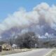 Large grass fire north of Fredericksburg expands to more than 8,000 acres