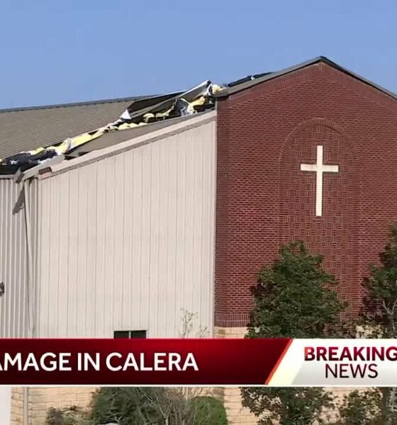 EF-1 tornado damage in Calera, Alabama