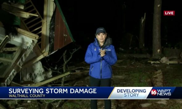 ABC's Ginger Zee describes the tornado damage in Tylertown