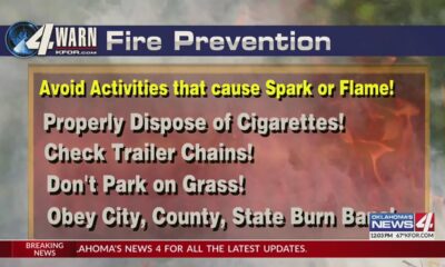 High fire danger expected in Oklahoma Friday