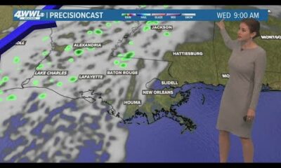 New Orleans Weather: Warming up through Wednesday with a few showers