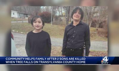 Community helps grieving family after tree kills two young boys