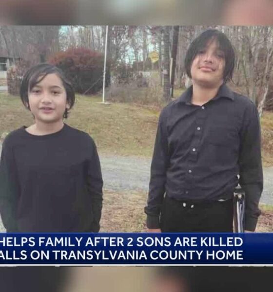 Community helps grieving family after tree kills two young boys