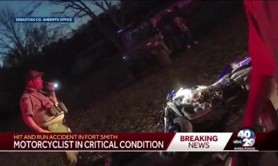 Motorcyclist flown to the hospital after hit-and-run near Fort Smith