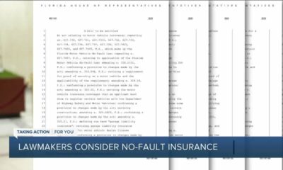 Florida lawmakers consider no fault auto insurance