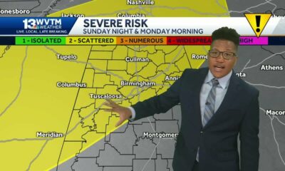 Severe storms return this weekend: Alabama's forecast includes a freeze, a breezy, and stormy wea...