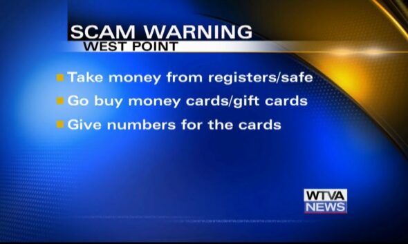 West Point Police warns businesses about scam