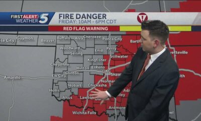 Wildfire chances for Friday, Sunday in Oklahoma