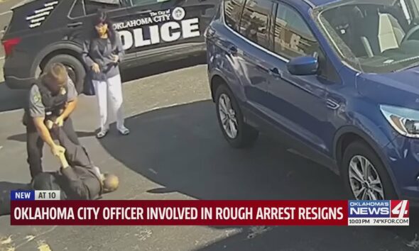 Oklahoma City officer involved in rough arrest resigns