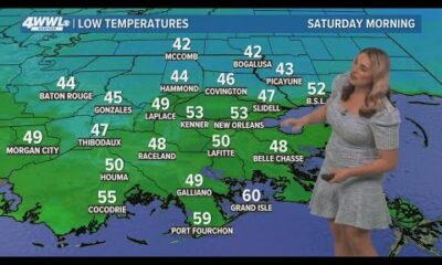 New Orleans 10pm Weather: Warm weekend ahead