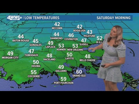 New Orleans 10pm Weather: Warm weekend ahead