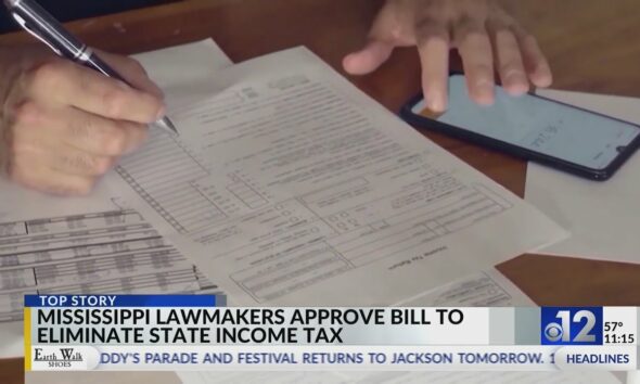 Mississippi income tax elimination bill awaits governor’s approval