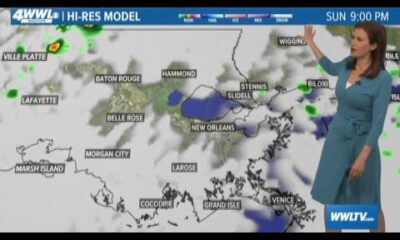 New Orleans Weather 5pm: Rain Monday, warm stretch ahead