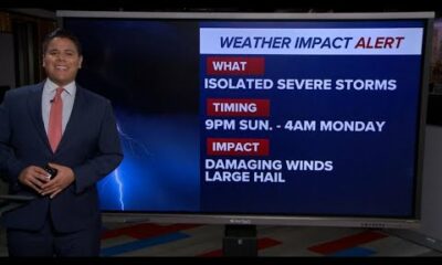 KHOU 11+ Weather Impact Alert: Severe storms possible overnight